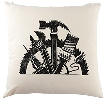 Urban Backwoods Handyman Tools Kissen Dekokissen