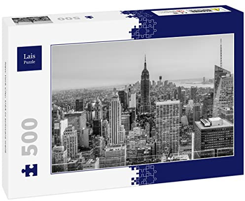 Lais Puzzle New York City, USA in schwarz weiß 500 Teile