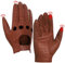 Harssidanzar Damen Leder Fahrhandschuhe,Lammfellhandschuhe, Sommer Leder Touchscreen Fahrhandschuhe, ungefüttert, Lammfellhandschuhe, Damen Lederhandschuhe GL009EUA,Cognac,Größe L