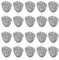 20 Stück Pompons Cheerleading, Bright Metallic Cheers Ball Squad Cheer Sport Farben Pompons Poms Hand Flower Bands Spirit Cheering Pom Colours Accessories Tanzpompons Sportspiel Teamgeist