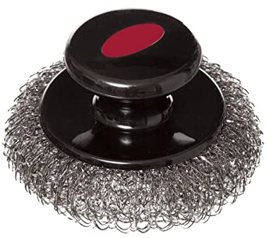 Neka - Edelstahlbürste für Plancha - 10 cm - Schwarz