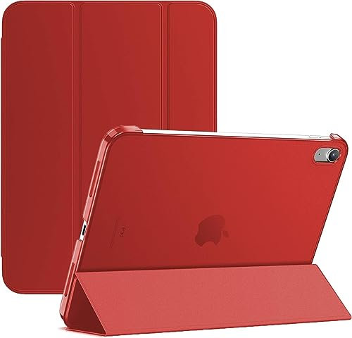 Smart Case For Apple iPad Mini 6th Generation, Magnetic Stand Cover, Ultra Slim Lightweight Flip Folio Style Case for iPad Mini6 Auto Sleep/Wake (Red)