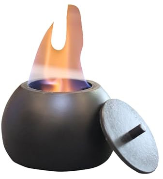 MyNvy brasero gaz Exterieur brasero de Table Poêle à Alcool portatif extérieur, cheminée décorative de Table à feu réel d'intérieur(Color:B)