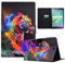 LSPCASA Carcasa para Samsung Galaxy Tab S2 9.7 Pulgada SM-T810/T815 Funda Samsung Galaxy Tab S2 con Ranuras para Tarjetas Funda Samsung Tab S2 9.7 Tigre de Color
