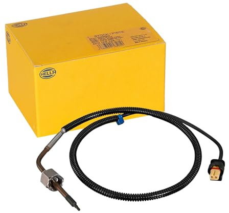 HELLA 6PT 010 376-871 Sensor, Abgastemperatur - 2-polig - geschraubt | 6PT 010 376-871 Kompatibel mit M-Klasse (W166)