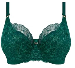 Elomi Women's Plus Size Charley T-Shirt Seamless Breathable Spacer Underwire Bra, Rainforest, 42DD