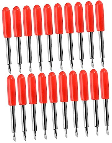 Lurrose 200 STK Beschriftungsmesser für Transferfolie reflektorfolie Precise Cut langlebige Schneidklingen -Cutter-Nadel -Schneidwerkzeug -Plotter-Schneidwerkzeug Rechner