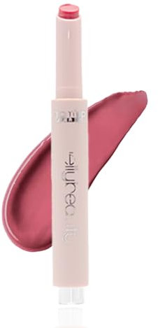 Glam'Up Paris – Lippenstift Jelly Beauty – Vinyl-Effekt – langer Halt – Lippenstift Glossy – Nasseffekt – Nr. 2 Bright Rose