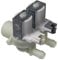 Paxanpax Électrovanne d'entrée d'eau PLD531 pour machine à laver Beko WMB61432-2 voies, 180°, tuyau de sortie : Ø 11 mm