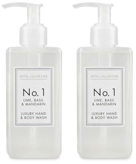No. 1 Lime, Basil & Mandarin | Luxury Hand & Body Wash | 250mL×2 [TWIN PACK]