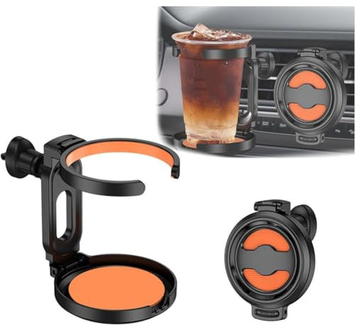 NFAHBAQA Auto Getränkehalter für Mercedes Benz W124 W201 190E 1984-1994, Auto Lüftungshalterung für Kaffeebecher, Verstellbare Auto Lüftungshalterung,A