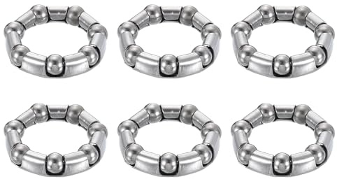 QUARKZMAN Fahrradkurbel Kugellager 5/16 Zoll (8mm) x 7 Kugeln, 6 Stück Ersatzkugellager für Tretlagerlager Fahrradradrahmenlager Reparatur