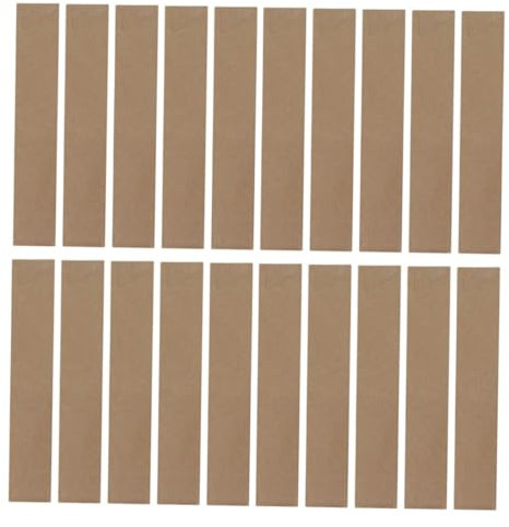 EXHUMKY 200pièces Sachets Papier Kraft Pour Baguettes Cuisine Étui Dispensable Papier Kraft Résistant à Eau Pochette Ergonomique Pour Argentiers Pour Restaurants Mariages Et Dîners Familia