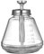 VICASKY Glass Pump Bottle Dispenser Make Up Glasses Push Down Nail Polish Remover Empty Plastic Top Presser Remove Small Concealer Liquid 180ml Lockable Manicure For Makeup Liquids