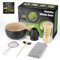 7 Pcs Matcha Tea Set,Matcha Whisk Kit with Bamboo Whisk, Ceramic Bowl, Scoop & Holder,Traditional Japanese Tea Ceremony,Ideal Matcha Gift Set for Beginners and Enthusiasts