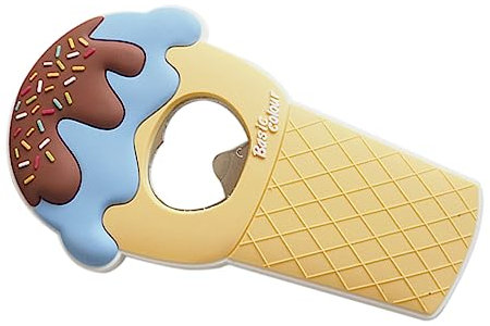 FUNNETOYU Magnetic Beer Opener Ice Cream Dessert Easy Use Bottle Opener for Camping Parties and Barbecues for Fridges and