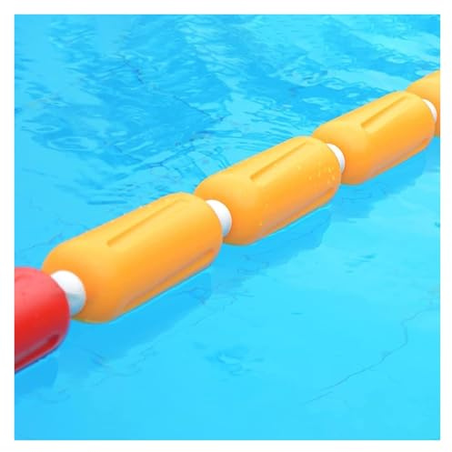 YAYREC Pool-Sicherheitsseil，Pool-Trennseil， Sicherheits-Pool-Seil, Polyethylen, Schwimmseil, Sicherheitsseil for Pools – UV- und Kratzfeste Trennlinien(Steel Wire Rope,9m/29.5ft)