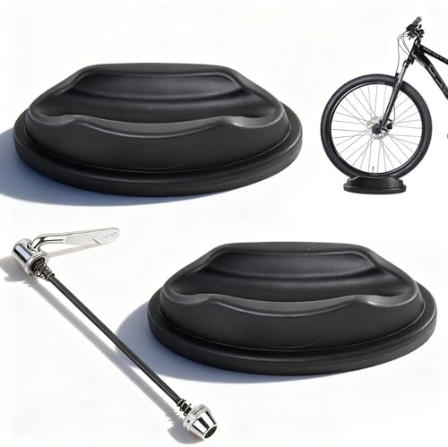 2 Stück Vorderradstütze Rollentrainer, Fahrrad Vorderrad Riser Block mit Schnellspanner Fahrrad Rollentrainer ZubehöR für Indoor Bike Trainer Stand