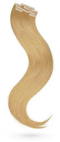 Tape In Extensions 50 cm Virgin Echthaar 10er Set Mittelblond