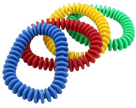 HAEST – Tauchring für Kinderin in Rot (Ø 16 cm, 150 g) – Schwimmspielzeug aus Kunststoff für Pool, Schwimmbad & Tauchtraining