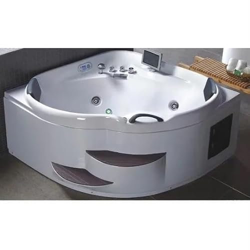 BagnoItalia Vasca da bagno idromassaggio 150x150 cm 2 scalini super accessoriata 14 idrogetti I