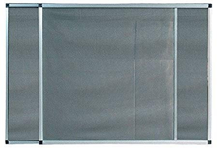 ZANZARIERA A TELAIO ESTENSIBILE MULTIDIREZIONALE GRIGIO (50x50 (94) cm.)
