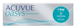 Acuvue Oasys 1-Day HydraLuxe 30 Stück Sphärische Silikon-Hydrogel Linsen