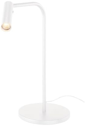 SLV LED Standleuchte KARPO | Design Innen-Tischleuchte, stilvolle Innenbeleuchtung | Indoor-Leuchte dimmbar 3 Stufen, Lese-Beleuchtung, Schreibtisch-Lampe, Indoor-Lampe | weiß | mit Premium LED