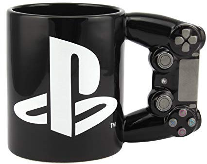 Tazza Controller PlayStation 4ª Gen Tazza in Ceramica con Manico, Grande Capacità 550ml