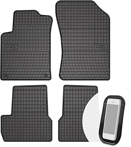 Gummimatten Auto Fußmatten Gummi Automatten Passgenau 4-teilig Set - passend für Citroen C3 2 2009-2017