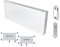 Heizkörper Mittelanschluss Kompakt & Ventilheizkörper Typ 22 400x1200 & Halter & Ventil NEU