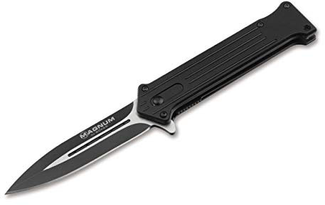 Magnum Unisex – Erwachsene Intricate Compact Taschenmesser, schwarz, 20 cm