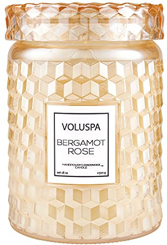 Großes Glas Bergamot Rosa