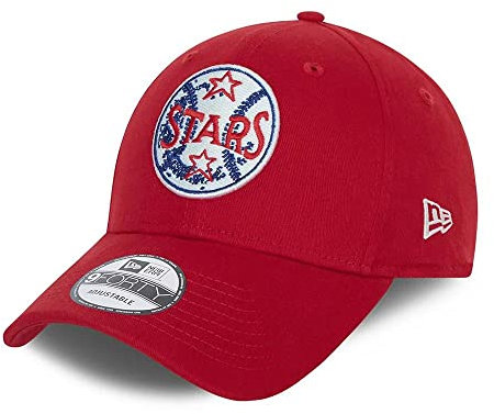 New Era Hollywood Stars Patch 9FORTY Adjustable MiLB Cap Rot, One Size