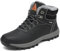 Mishansha Donna Stivali Invernali Caloroso Uomo Stivaletti da Neve Impermeabile Antiscivolo Scarpe da Trekking Outdoor Scarponi da Montagna Nerocarbonio Gr.39
