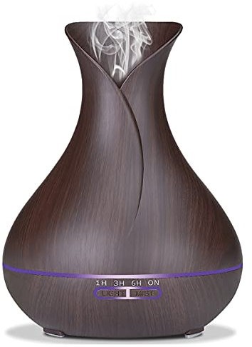 PLATINET Luftbefeuchter, Diffusor, Braun, dunkles Holz [45519], Small