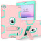 BENTOBEN Schutzhülle für iPad Air 2, iPad Air 2. Generation, 3-in-1, robuster, stoßfester Ständer, Schutzhülle für Kinder, Mädchen, Damen, Tablet-Hülle für iPad Air 2 A1566 A1567 2014, Rosa Gold