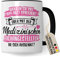 MFA Tasse - Geschenk für Medizinischen Fachangestellte die sich auskennt - Krankenschwester Arzthelferin Medizinische Fachangestellte Kaffee-Becher (Weiß/Schwarz)
