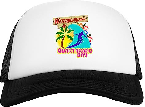 Waterboarding at Guantanamo Bay Weiß Schwarz Unisex Baseball Cap White Black