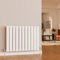 EMKE 600 x 830 mm Radiator Cover White Vertical Radiator Small Radiator Wall Mounted Modern Single Flat Panel Radiators Central Heating Radiator Bathroom Radiators for Bedroom Sitting Room