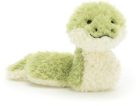 Jellycat Little Snake Stuffed Animal, 8 inches - Reptile Plush Toy - Classic Children's Gift