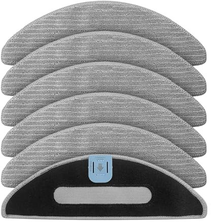 Jegehoyo 6 Almohadillas de Repuesto para Robot Aspirador IRobot Roomba Combo i8/i8+/i5/i5+/j5/j5+, Lavables, Reutilizables, Accesorios de Repuesto