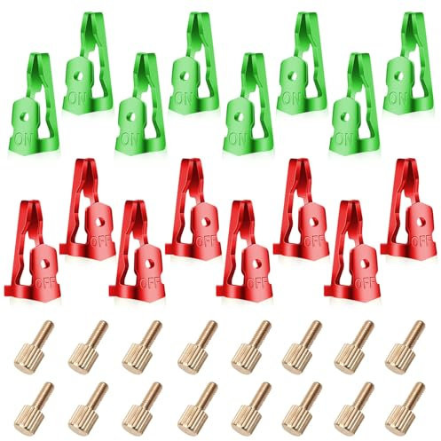 Temporizador de piscina con clips de encendido y apagado/interruptor de tiempo (8 encendidos/8 apagado/16 tornillos) para Intermatic 156T1978A T100 Series Reloj Trippers Temporizadores Fácil de