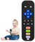 Teething Toys for 3-18 Months, TV Remote Control Shaped, Silicone Baby Teether - BPA Free Gum Pain Relief