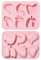 UR URLIFEHALL 2 Pcs Silicone Organ Moulds Human Brain Heart Shaped Fondant Moulds for Candy Chocolate Jelly Cookie Reusable Baking Food