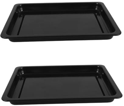 Garneck 2 Stück Blatt Backform Aus Emaille Emailliertes Backblech Backform Für Den Ofen Keks-backblech Induktionsofenpfanne Bräter Aus Emaille Emaille-kuchenformen Kekspfanne Backformen