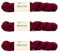 PASCUALI Alpaca Lace |Strickwolle aus 100% Alpakawolle, Alpaka Wolle zum Stricken und Häkeln, SET: 3 Stränge - 150g, Farbe:Bordeaux 21
