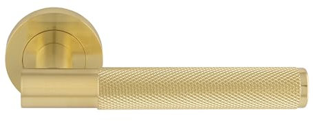 Carlisle Brass Lagos Ulitmate Door Pack - Includes Pair of Handles, 3 Hinges and a 3 Latch in - Satin Brass