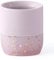 Moonkie Vaso Bebe, Vaso Agua 4 Meses +, Base Ponderada, sin BPA, con Marcas de Capacidad, Vaso Silicona Bebe, Apto para Lavavajillas y Microondas, 2oz(Lila claro)
