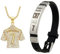 Kette Set Mit Halskette und Armband, Fußball Kette, Ketten für Jungen, Fussball Armband Jungen, Fußball Trikot Halskette, Geschenke für Fußballfans, Geburtstagsgeschenk für Jungen